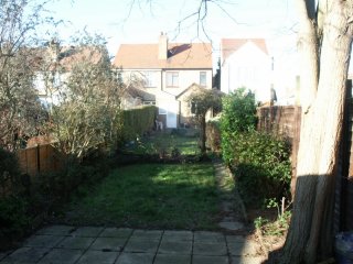 Rear of property