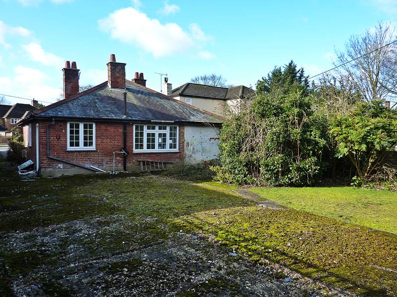 Rear view of property