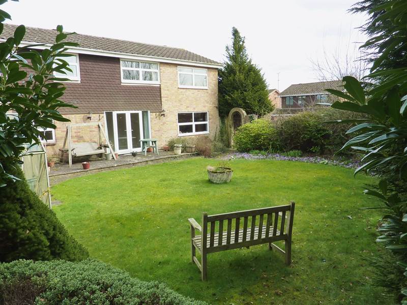 Rear of property