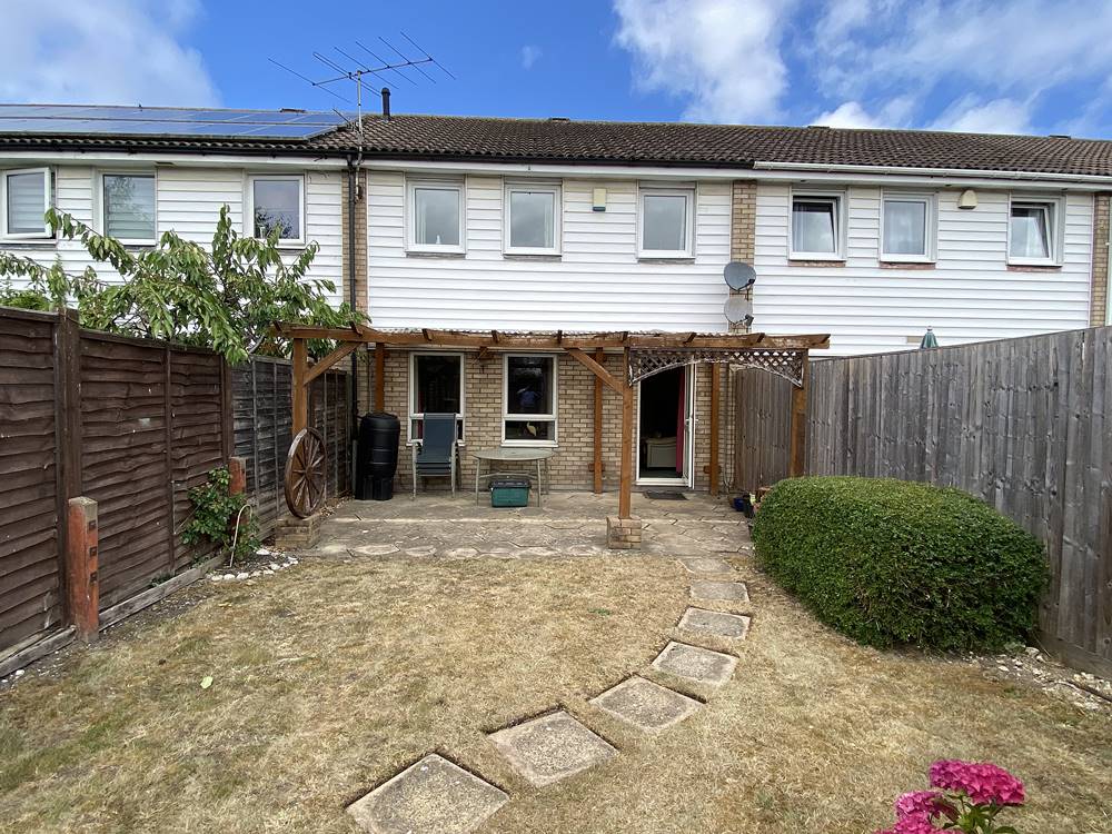 Rear view of property