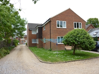 Rear of property