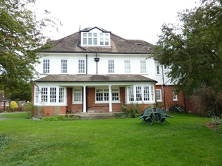 Rear of property