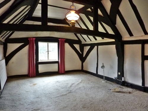 Beamed room