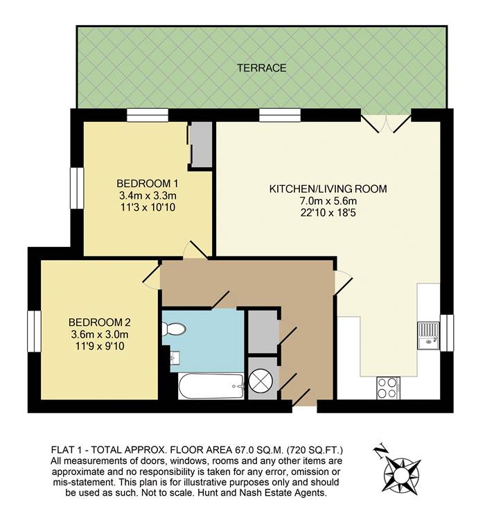 Flat 1 plan