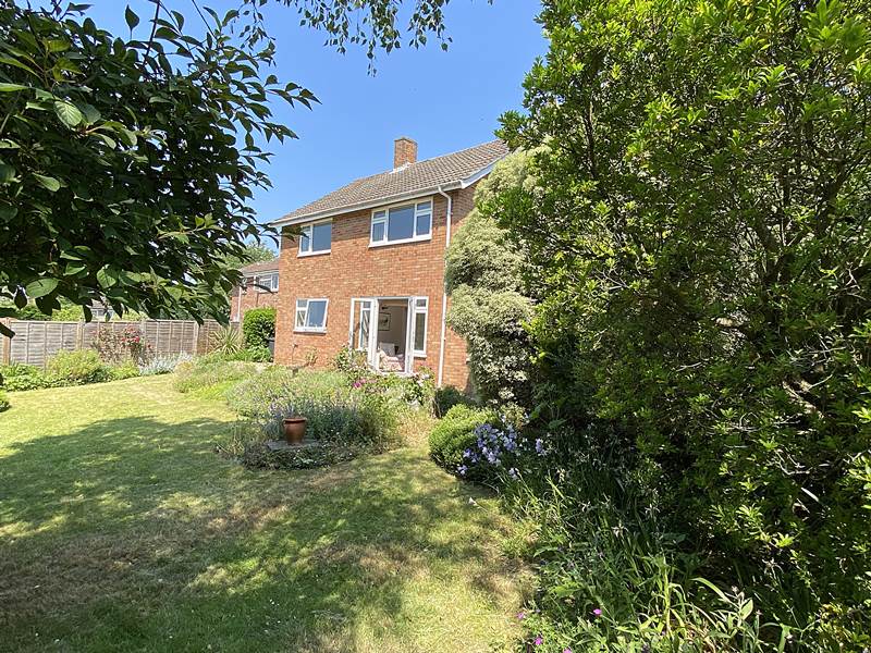 Rear view of property