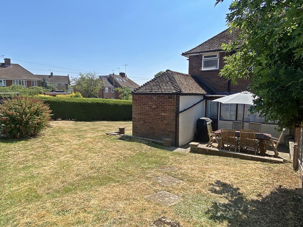 Rear view of property