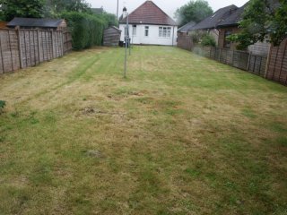 Rear of property