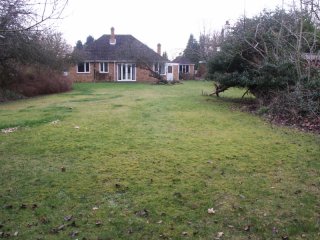 Rear of property