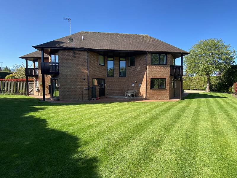 Rear view of property