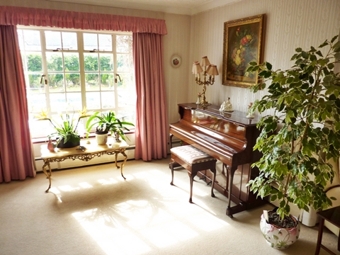 Piano room