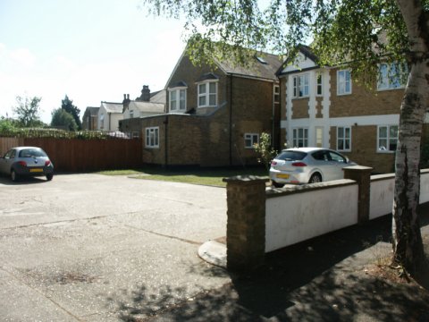 Rear of property