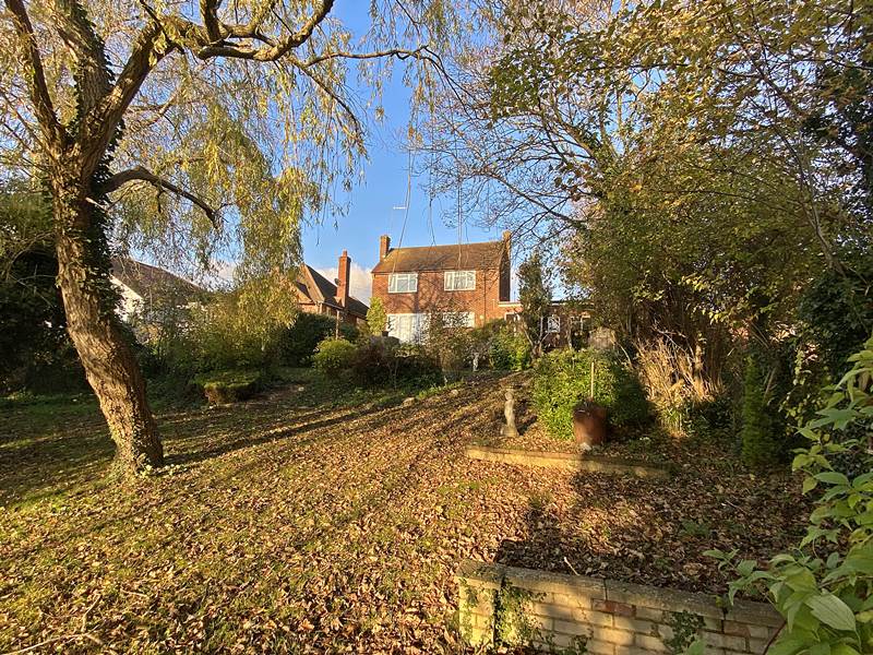 Rear view of property